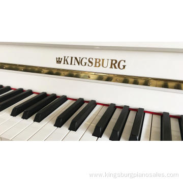 white upright piano is selling